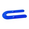 Glazelock 1/16", 3"L x 1-1/2"W 1/2" Slot, Interlocking U-shaped Horsehoe Plastic Shims Blue  100pc/bag Econo03